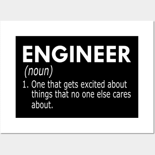 Engineer Definition Posters and Art